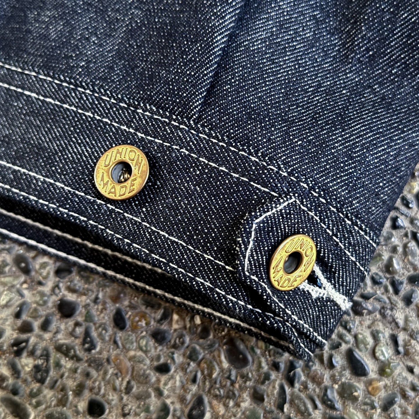 Selvedge Denim Zip Work Jacket