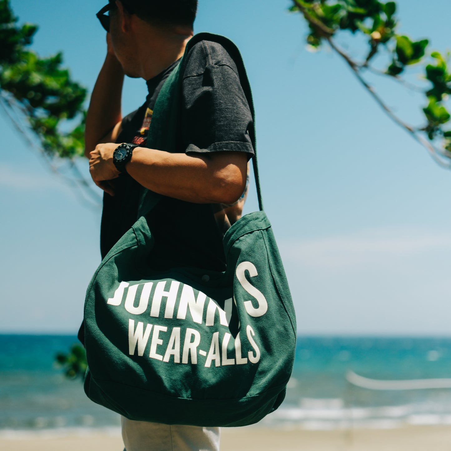 Canvas Paperboy Bag - Varsity Green