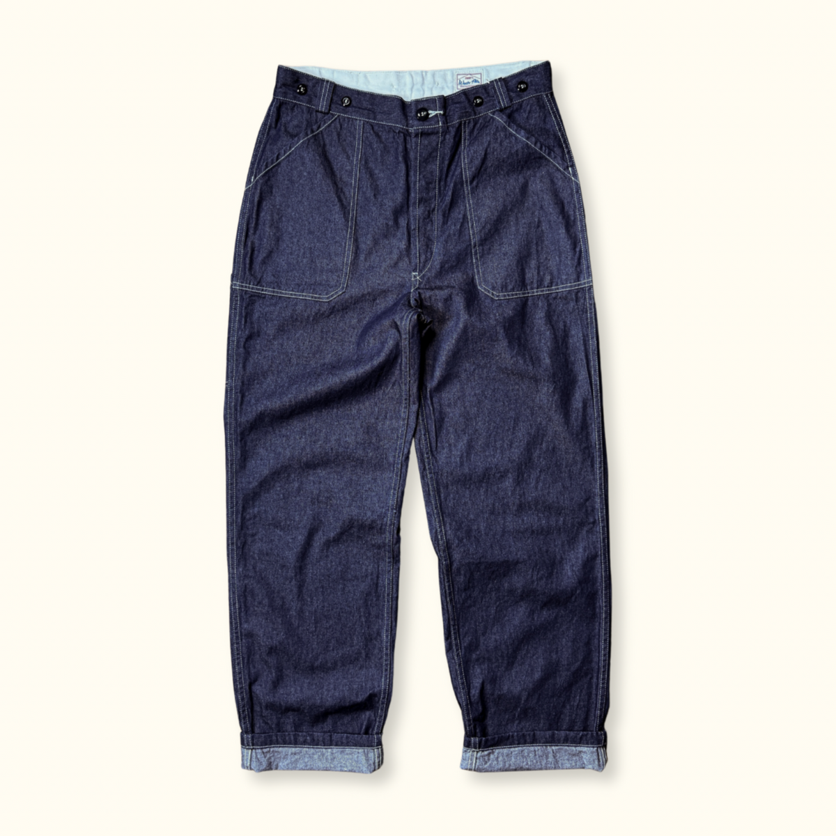 Lightweight Denim Work Pants - Indigo