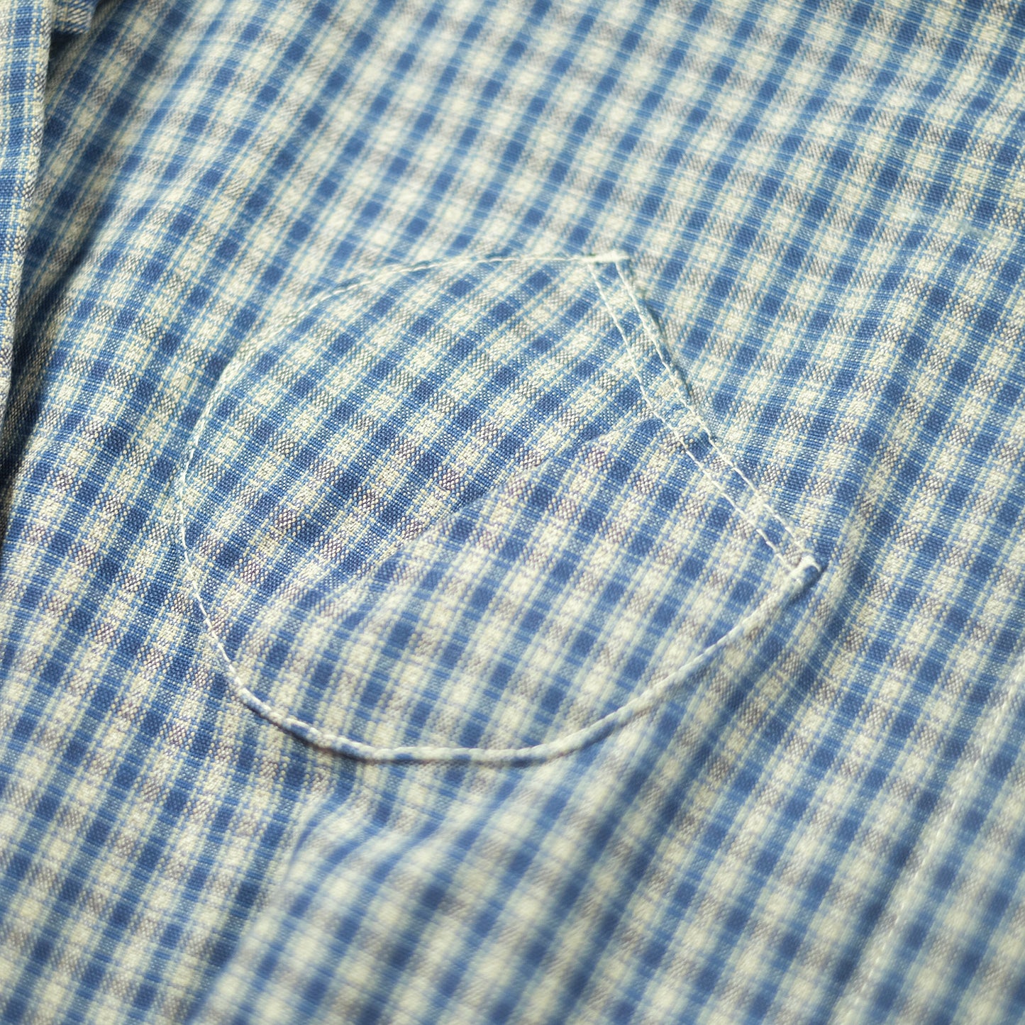 Canvas Blouson - Blue Plaid