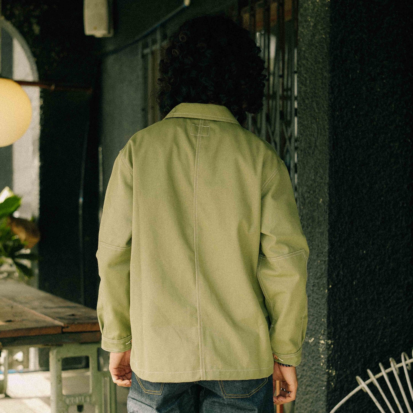 Canvas Chore Coat - Olive Green