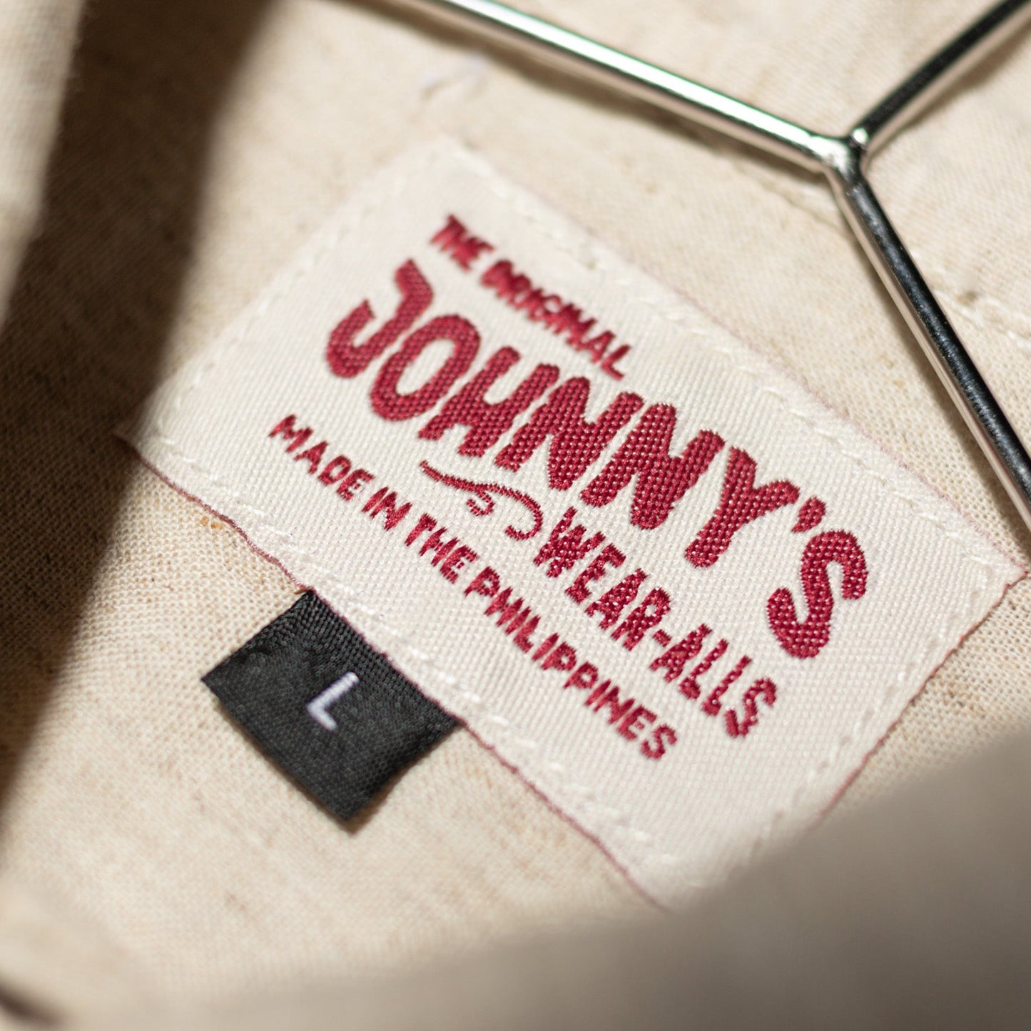 Chambray S/S Loop Collar Shirt - Natural