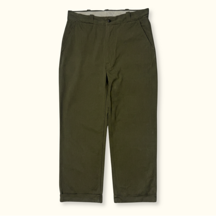 Heavyweight Twill Work Chinos - Fatigue