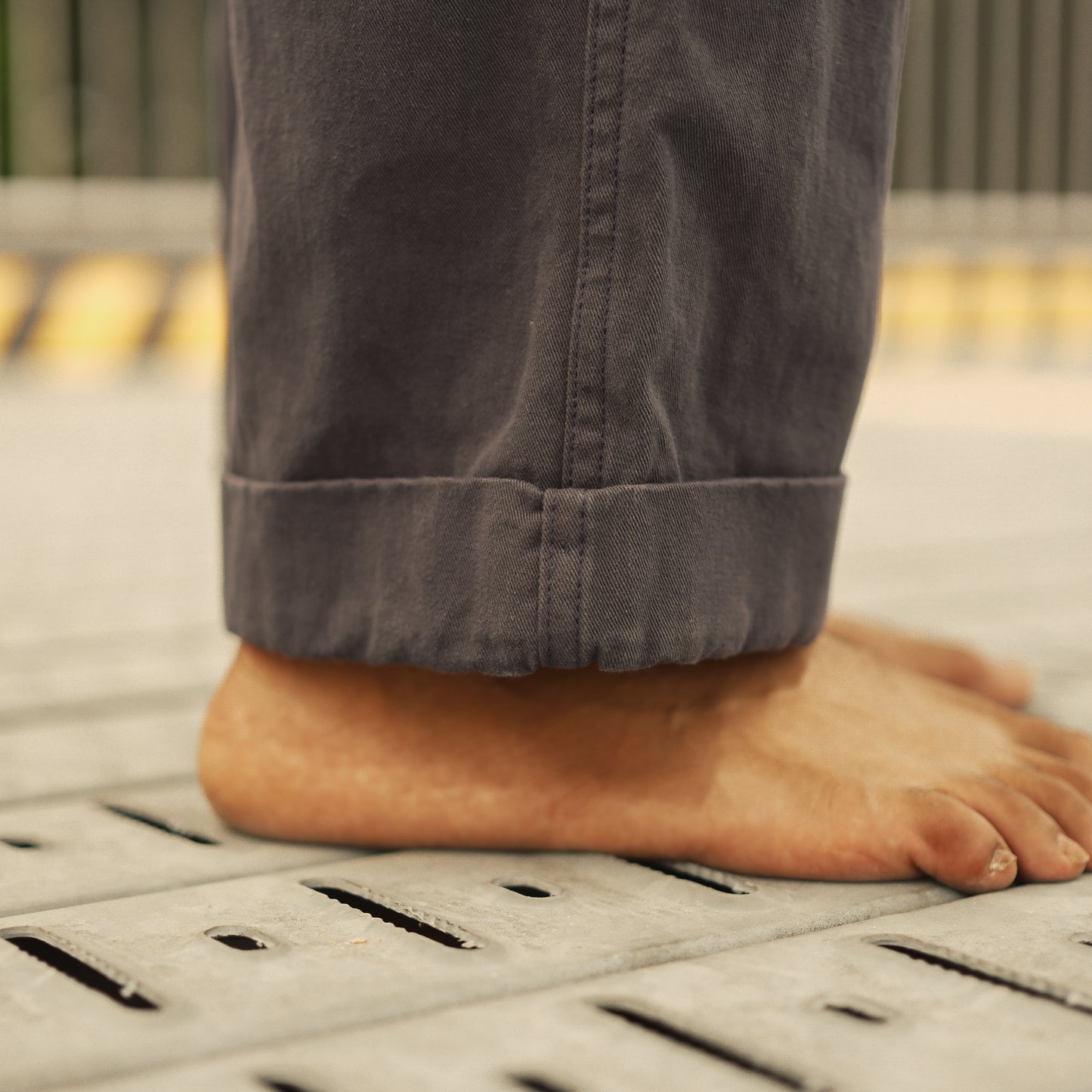 Heavyweight Twill Work Chinos - Navy