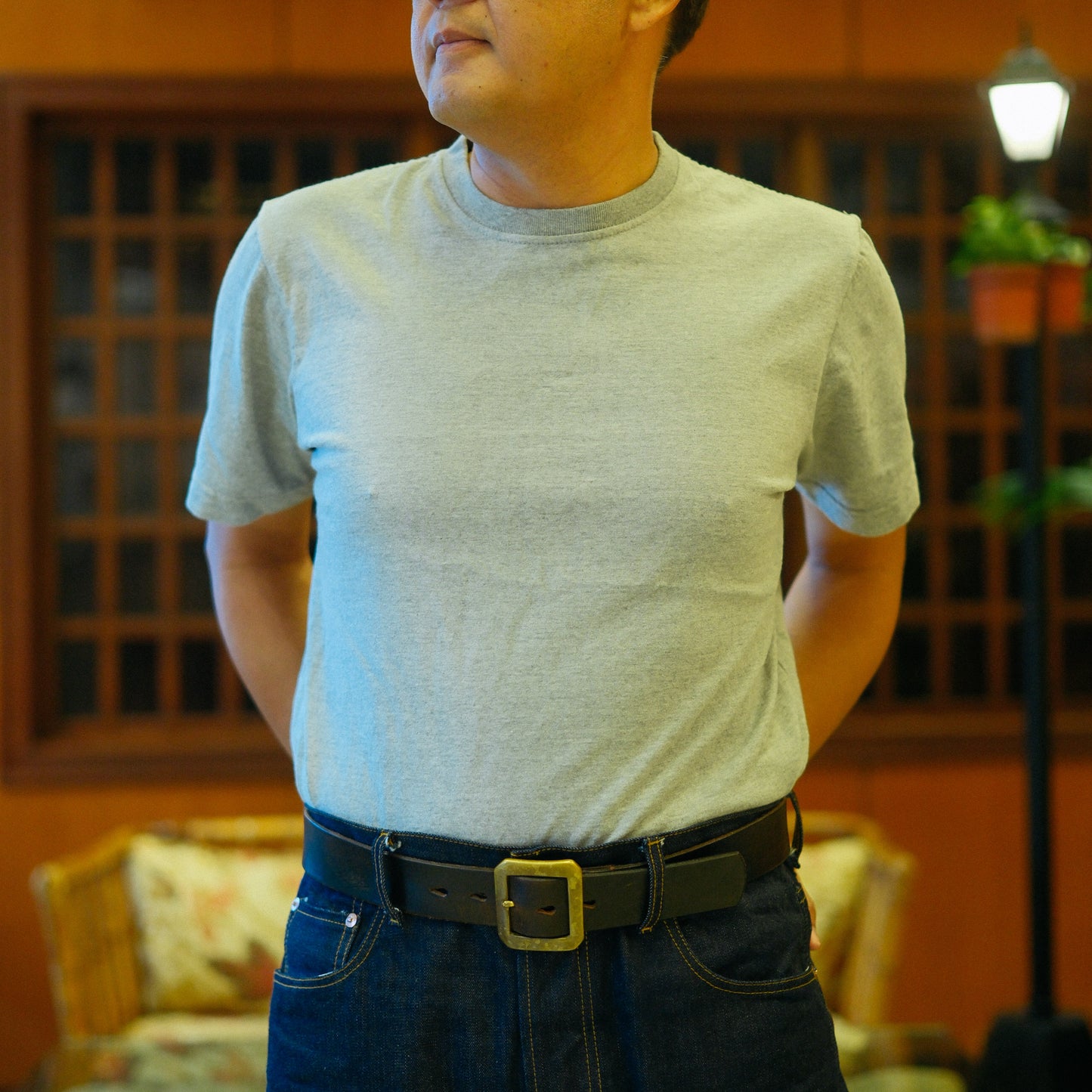 Plain Tee - Heather Grey