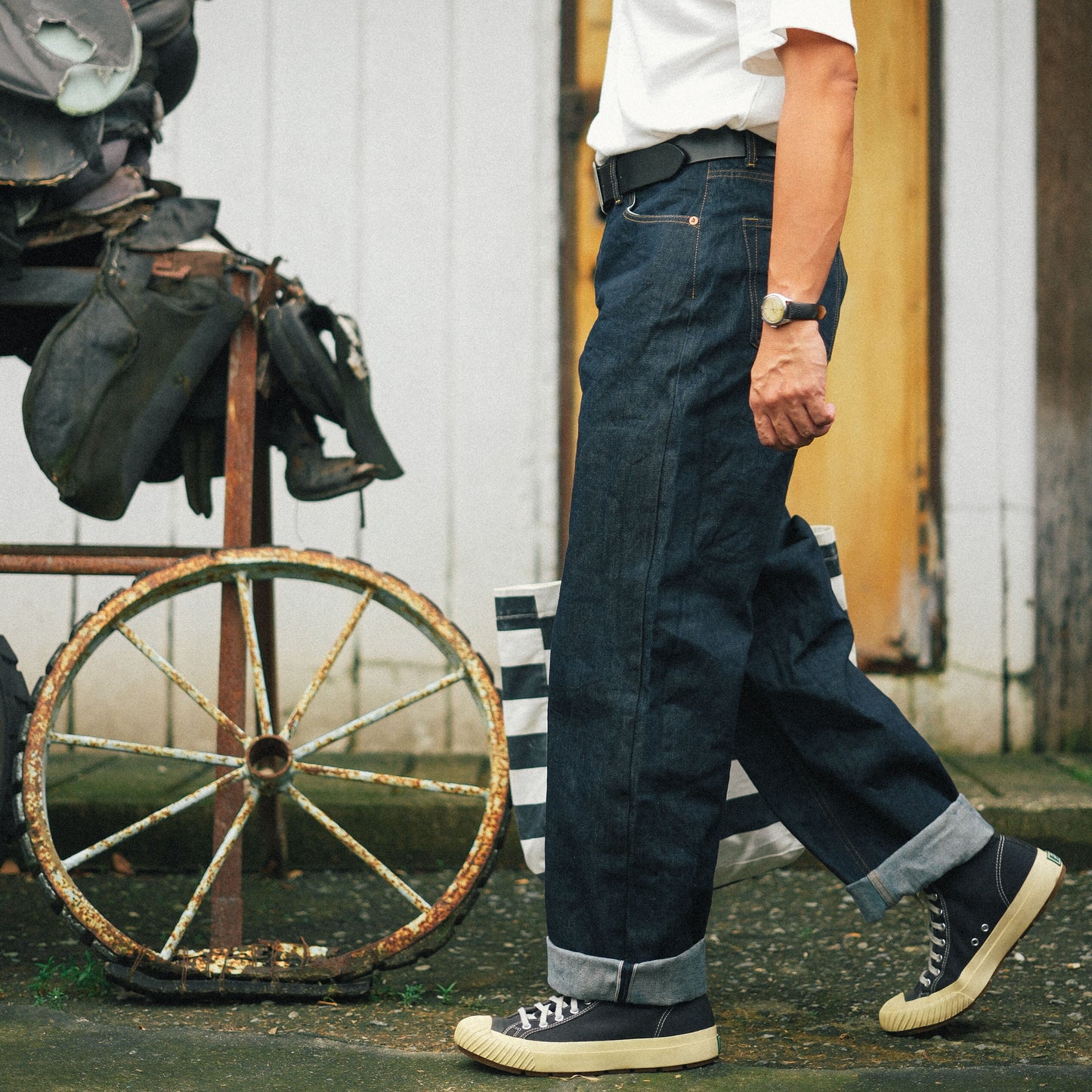 LOT-004 Selvedge Denim Jeans - Wide Cut