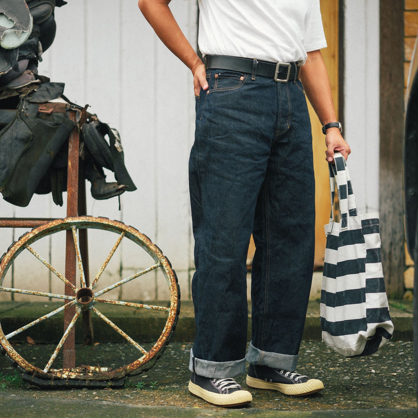 LOT-004 Selvedge Denim Jeans - Wide Cut