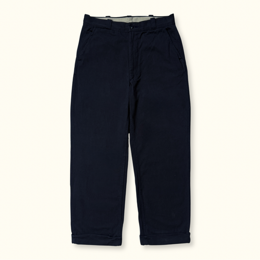 Heavyweight Twill Work Chinos - Navy