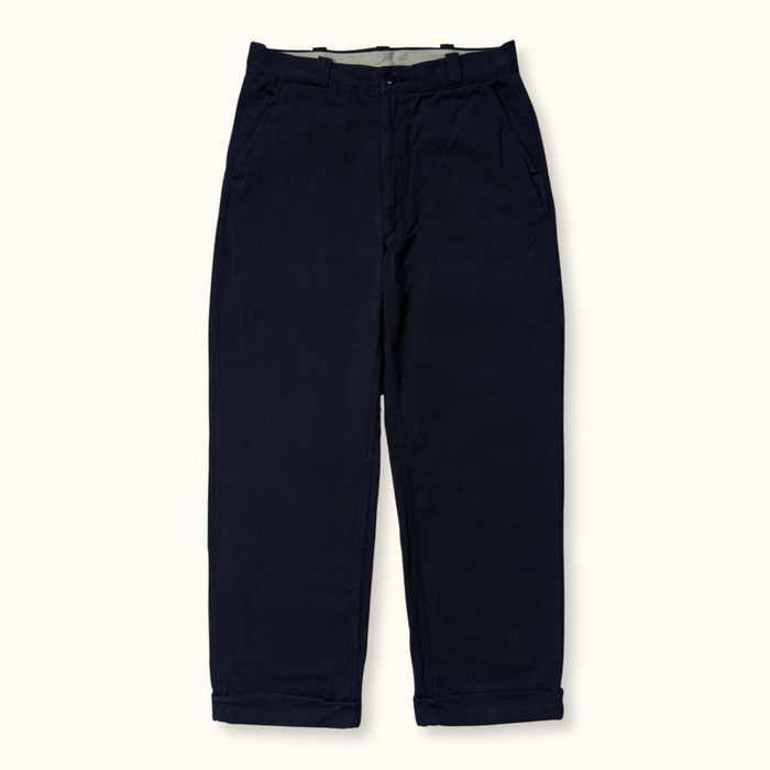 Heavyweight Twill Work Chinos - Navy
