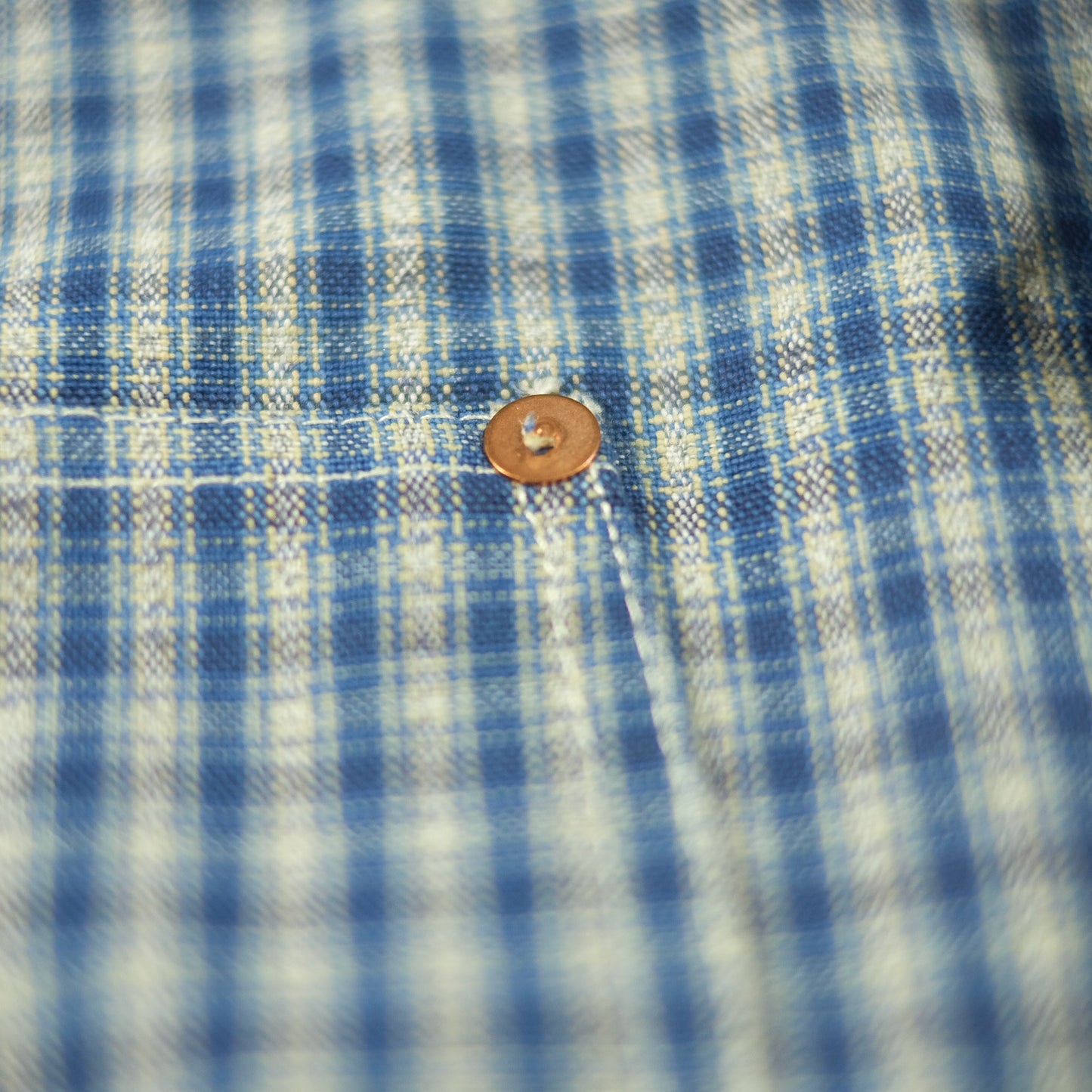 Canvas Blouson - Blue Plaid