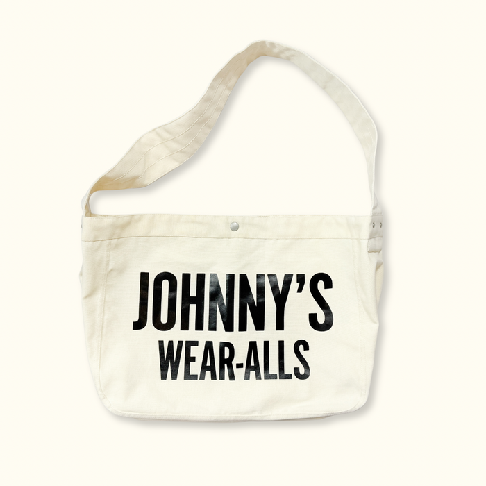 Canvas Paperboy Bag - Natural