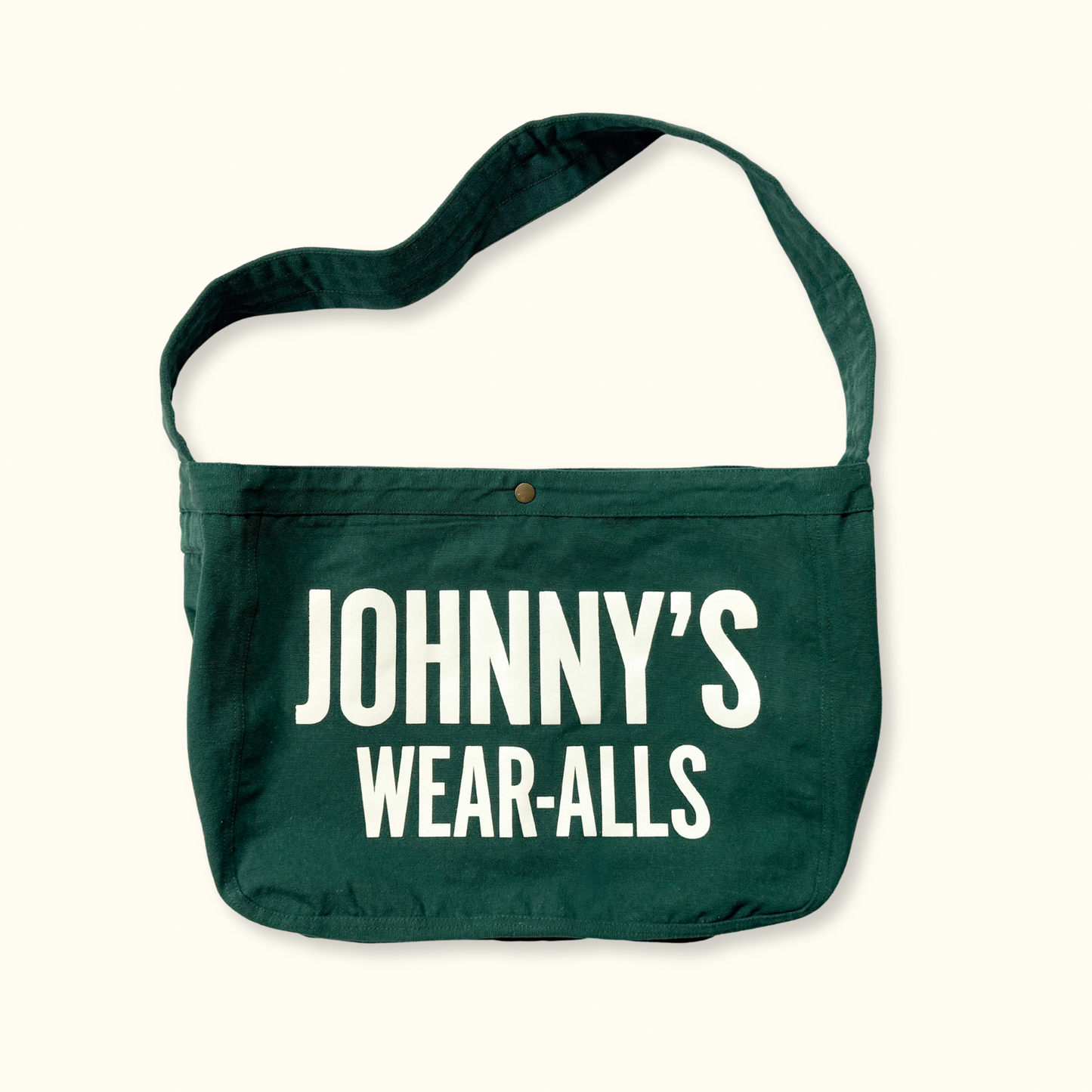 Canvas Paperboy Bag - Varsity Green