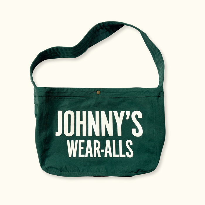Canvas Paperboy Bag - Varsity Green