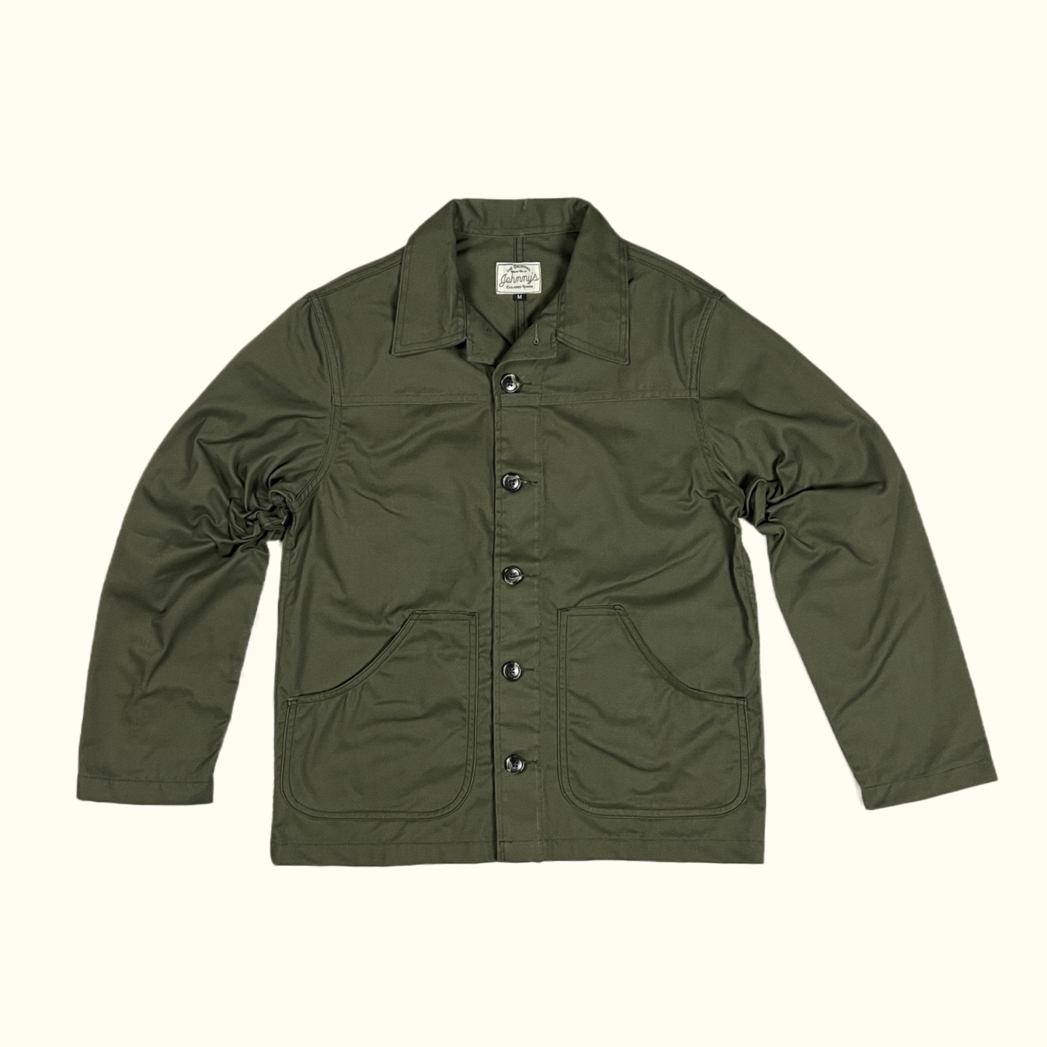 Twill Work Jacket - Fatigue – Johnny's Wear Alls